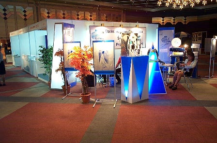 Our booth...