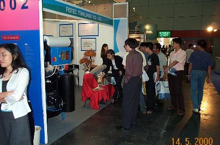 Many people attending the demonstration of our Vacuum packaging machine K2 and wate water treatment systems SOM1100